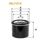 Wix Filters Oil Filter WL7475