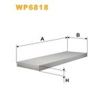 Wix Filters Pollen / Cabin Filter WP6818