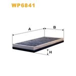 Wix Filters Pollen / Cabin Filter WP6841