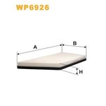 Wix Filters Pollen / Cabin Filter WP6926
