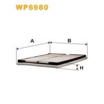 Wix Filters Pollen / Cabin Filter WP6980