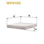 Wix Filters Pollen / Cabin Filter WP9108
