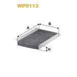 Wix Filters Pollen / Cabin Filter WP9113