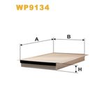 Wix Filters Pollen / Cabin Filter WP9134