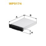 Wix Filters Pollen / Cabin Filter WP9174