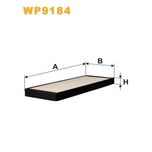 Wix Filters Pollen / Cabin Filter WP9184