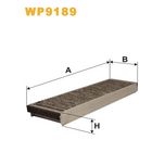 Wix Filters Pollen / Cabin Filter WP9189