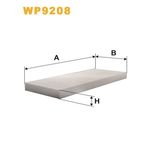 Wix Filters Pollen / Cabin Filter WP9208