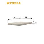 Wix Filters Pollen / Cabin Filter WP9254