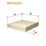 Wix Filters Pollen / Cabin Filter WP9260