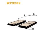 Wix Filters Pollen / Cabin Filter WP9282