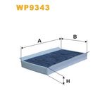 Wix Filters Pollen / Cabin Filter WP9343