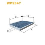 Wix Filters Pollen / Cabin Filter WP9347