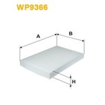 Wix Filters Pollen / Cabin Filter WP9366