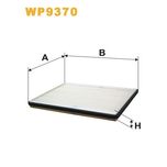Wix Filters Pollen / Cabin Filter WP9370