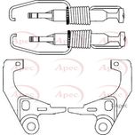 Apec Brake Adjuster Kit ADB3015