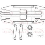 Apec Brake Adjuster Kit ADB3019