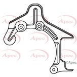 Apec Brake Disc Splash Panel Front Left ASG1141