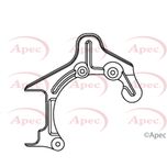 Apec Brake Disc Splash Panel Front Right ASG1142