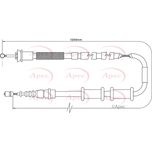 Apec Handbrake Cable Rear Left CAB1008