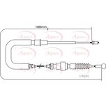 Apec Handbrake Cable Rear Left or Right CAB1011