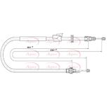 Apec Handbrake Cable Rear Right CAB1026