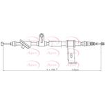 Apec Handbrake Cable Rear Left CAB1031