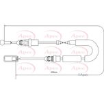 Apec Handbrake Cable CAB1053