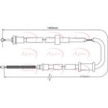 Apec Handbrake Cable Rear Left CAB1116