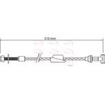 Apec Handbrake Cable Front CAB1127