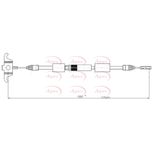 Apec Handbrake Cable Front Centre CAB1135