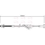 Apec Handbrake Cable Front CAB1142