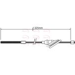 Apec Handbrake Cable Front CAB1145