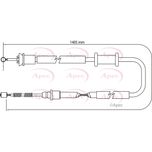 Apec Handbrake Cable Rear Left CAB1160
