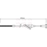 Apec Handbrake Cable Front CAB1170