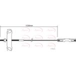 Apec Handbrake Cable Front Centre CAB1179