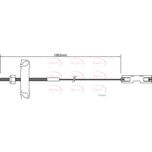 Apec Handbrake Cable Front Centre CAB1182