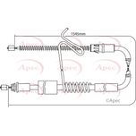 Apec Handbrake Cable Rear Left CAB1185