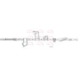 Apec Handbrake Cable Rear Left CAB1214