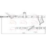 Apec Handbrake Cable Rear Left CAB1216