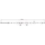 Apec Handbrake Cable Rear Right CAB1228