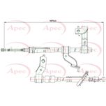 Apec Handbrake Cable Rear Left CAB1237