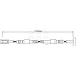 Apec Handbrake Cable Rear Left or Right CAB1241