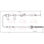 Apec Handbrake Cable Rear Left CAB1264
