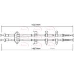 Apec Handbrake Cable Rear Left or Right CAB1276