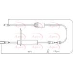 Apec Handbrake Cable Rear Right CAB1280
