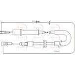 Apec Handbrake Cable Rear Left or Right CAB1295