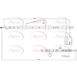 Apec Handbrake Cable Rear Right CAB1312