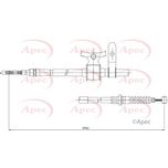 Apec Handbrake Cable Rear Right CAB1321