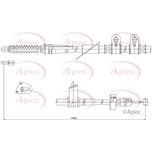 Apec Handbrake Cable Rear Left CAB1345